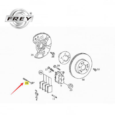 1405401217 Capteur de frein avant pour Mercedes Benz W202 W210 W168 W140 W124