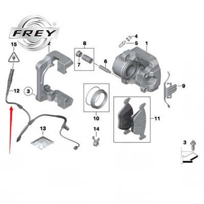Capteur de frein arrière d'OEM 34356789503, indicateur de protection de frein de BMW E70 E71 E72